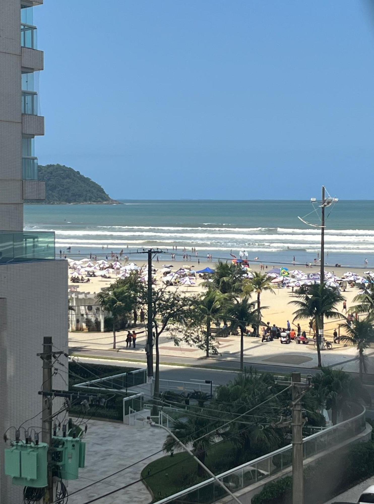 Apartamento Vista Para Praia Praia Grande  Exteriér fotografie