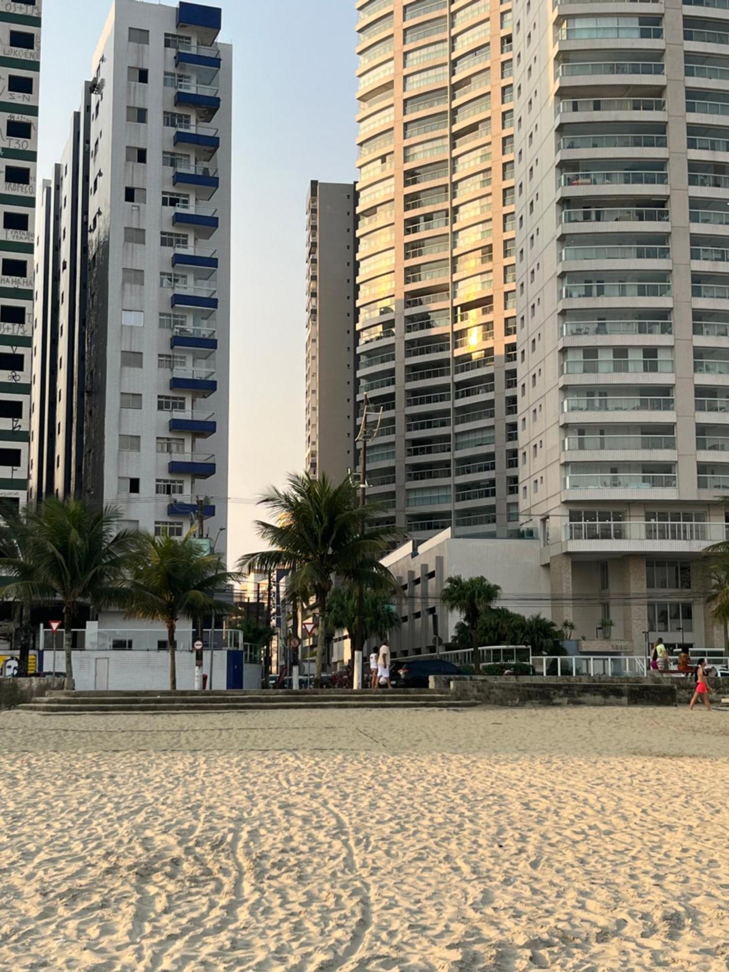 Apartamento Vista Para Praia Praia Grande  Exteriér fotografie